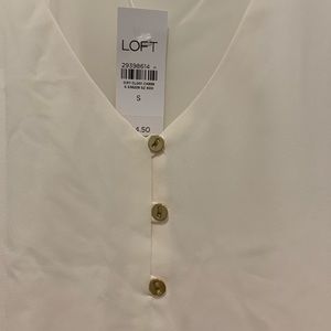 Gold Button Loft Cami NWT